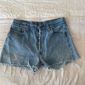 Levi's Vintage Light Blue Jean Shorts